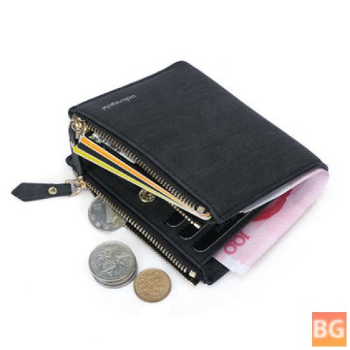 RFID Blocking Wallet - Protective Short Wallet with 8 Slot