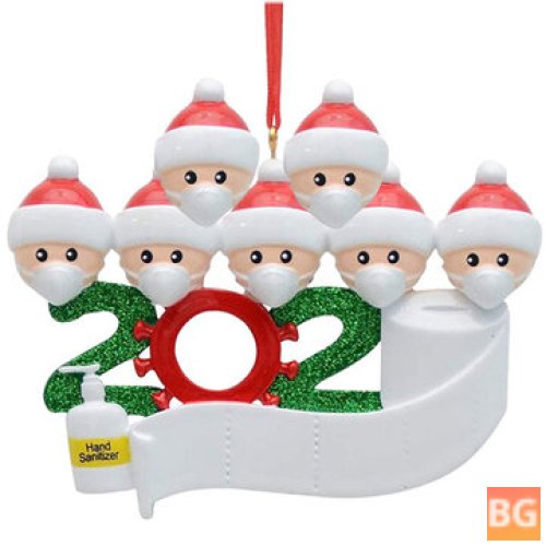 Xmas Tree Ornaments 2020 Santa Claus Snowman Pendants