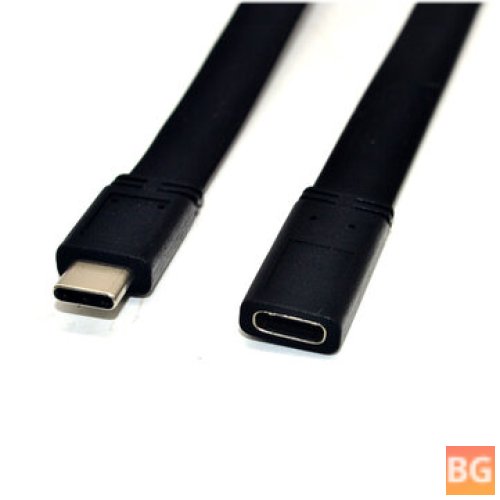 10Gbps USB3.1 Gen2 Male to Female Data Cable - Type-C