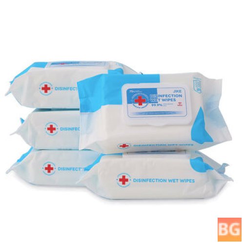 80 Pack/Bag Alcohol Cleaning wipes for watches - Wet wipes