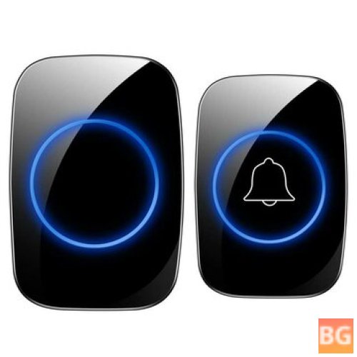Waterproof Wireless Doorbell with LED and Long Range Technology