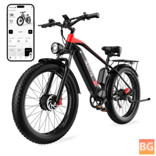 DUOTTS F26 Dual Motor Electric Bicycle - 48V 20AH, 50KM Max Mileage