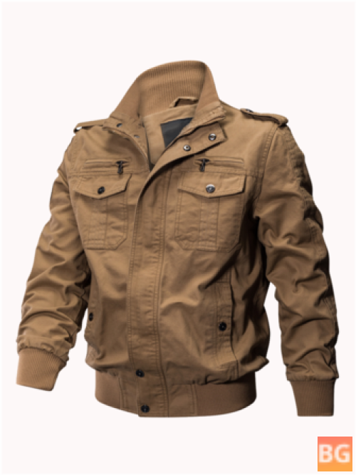 Mens Outdoor Tactical Jacket Plus Size