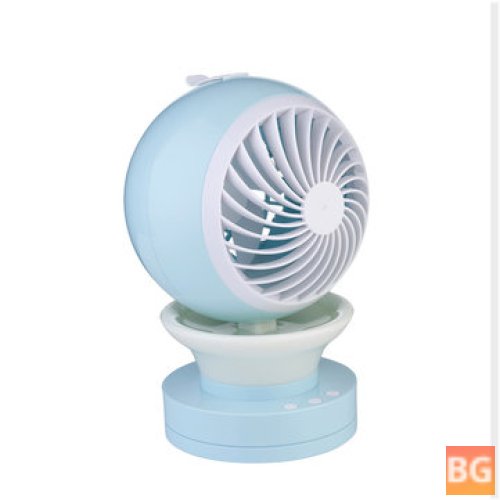 Luminous Fan with USB Charging and Humidification