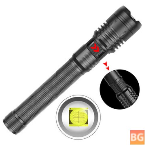 ZOOM Tactical 1459 XHP90 2500LM Flashlight - Waterproof and Zoomable - 3 Modes