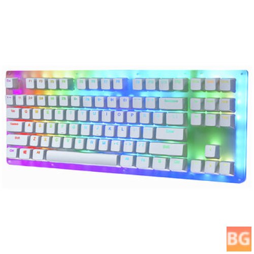 GAMAKAY K87 Hot-Swappable Mechanical Keyboard with RGB Lighting