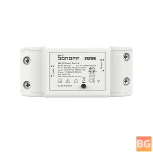 Smart Switch for Amazon Alexa and Google Home - 10A 2200W