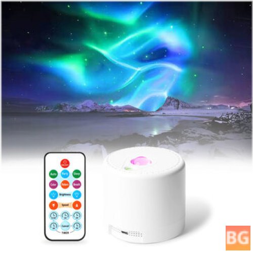 Aurora Star Sky Projection Lamp - Sync with Music Remote Control