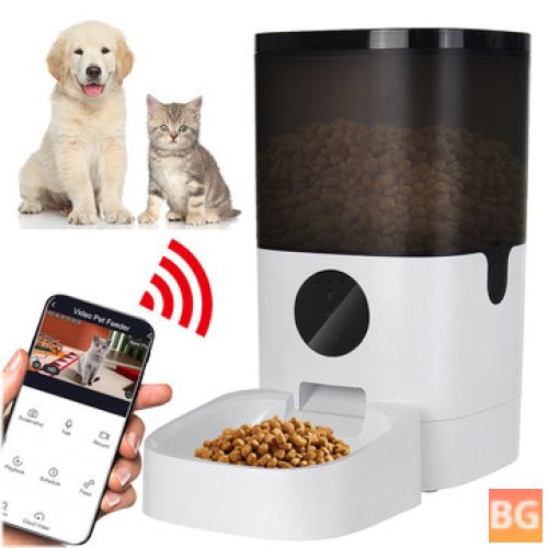 Wi-Fi/Bluetooth/Video Smart Automatic Pet Feeder Timer for Cat Supplies Dog Dispenser