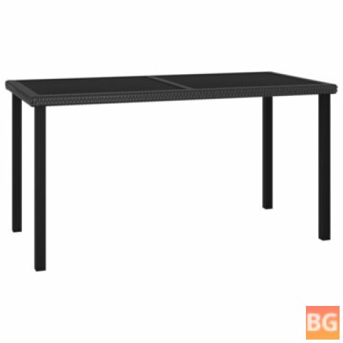 Dining Table - Black - 55.1x27.6x28.7