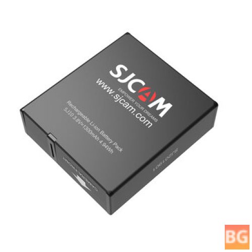 SJCAM SJ10 1300mAh Battery - Rechargeable Li-ion battery for SJ9 SJ10 Series Cameras