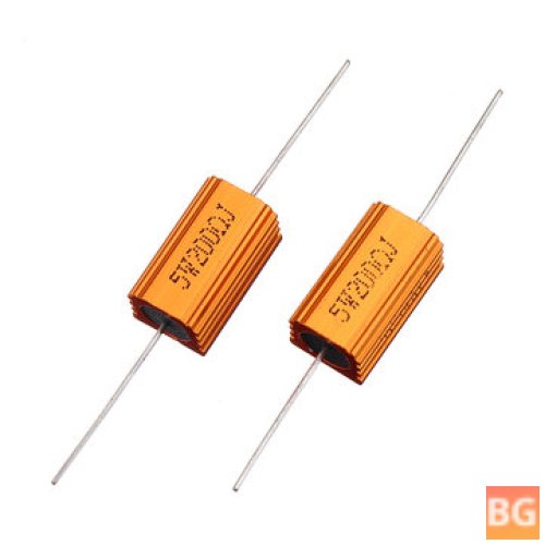 2pcs 100-ohm Metal Resistance Resistor for RX24 5W 200R 200RJ LED TV