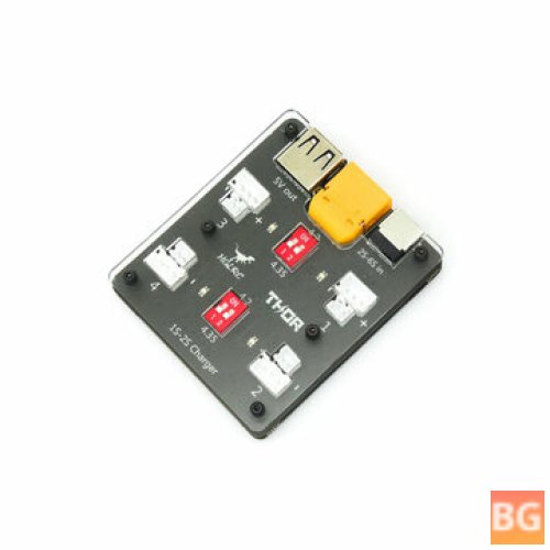 HGLRC Thor Charger - 4-Way Charging Board for RC Drones