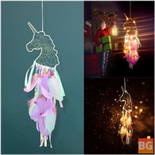 Hang Dream Catcher - Large - with Feathers
