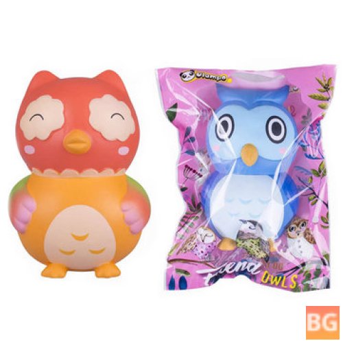 Vlampo Owl Squishy 15*10*10CM Licensed Slow Rising with Packaging - Gift