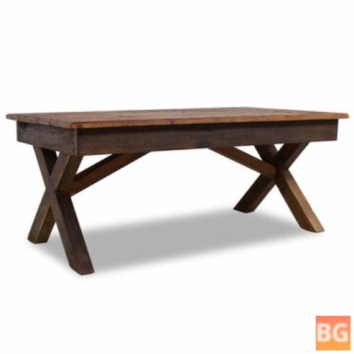 Solid Wood Coffee Table - 43.3