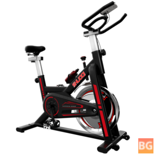 SHUOQI Indoor Cycling Bike with Comfortable Seat and Computer Holder