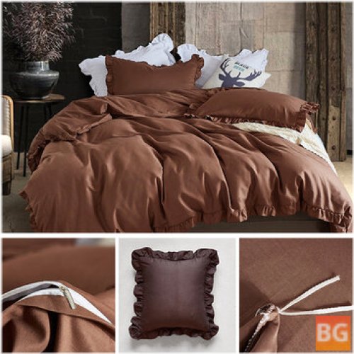 Twin Queen King Size Pillowcase with quilt cover Set