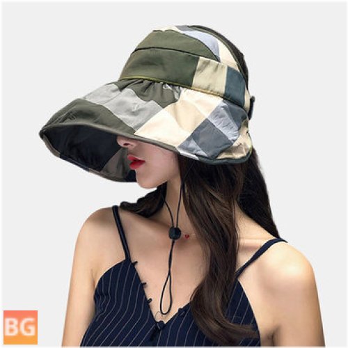 Sun Hat Covering Face Folding Big Eaves Top Hat Cycling Cycling Hat