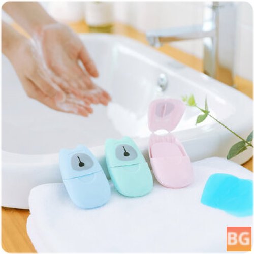 50PCS Portable Soap Box Cleaning Supplies for Hand Washing