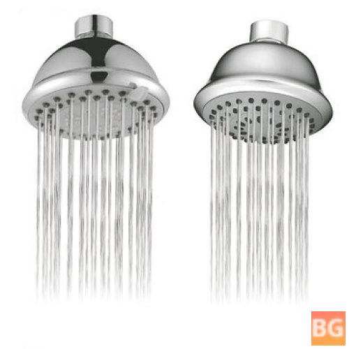 High-Pressure Chrome Showerhead with Swivel and Water Saving Functions
