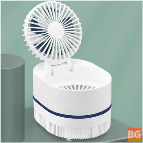 Desktop Fan with 3 Gears for Heat Control and LED Light