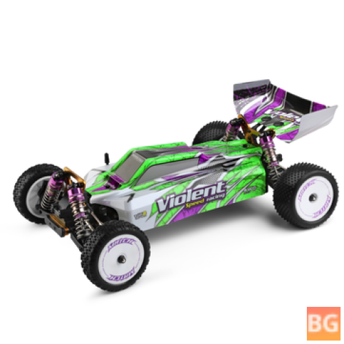 104002 RC Car with Brushless Speed, High Speed, and Metal Chassis - Off-Road