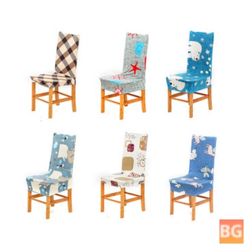 Cartoon Animals Chair Cover - Office Chair Protector