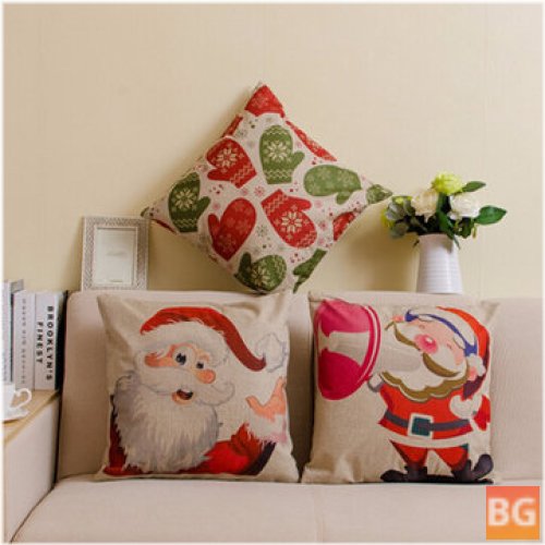 Christmas Sofa Cover with Printed Pattern