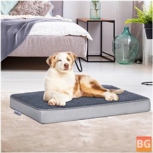 Focuspet Orthopaedic Dog Bed, Gray Filled Dog Toy Mat
