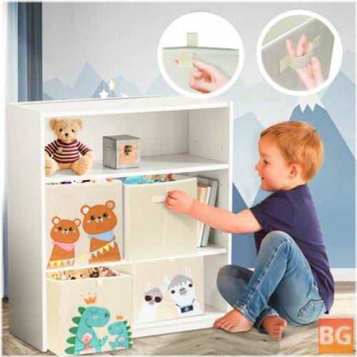 Kids Toy Box with Storage - Oxford Cloth