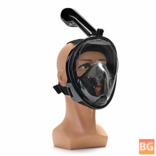 Fog Resistant Adjustable Viewing Area Snorkeling Mask with Camera Base