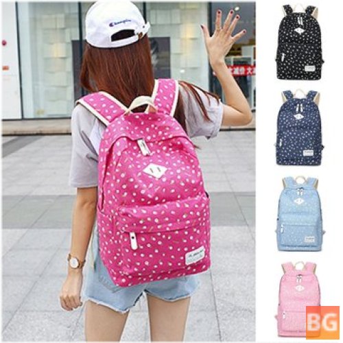 Women's Canvas Backpack for Travel - Casual