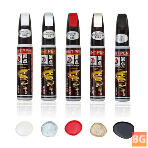 Touch Up Paint Pen for Car Scratch repairs - 5 Colors