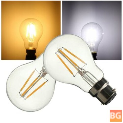 Eison Clear Glass Lamp with 4W LED Bulb - B22