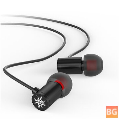6mm Gold-Planted In-Ear Earphones with Hi-Fi Sound and Moving Coil Technology