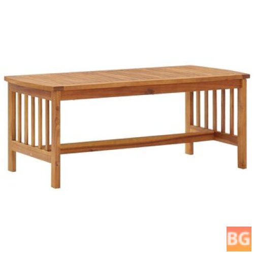 40.2"x19.7"x16.9" Solid Wood Coffee Table