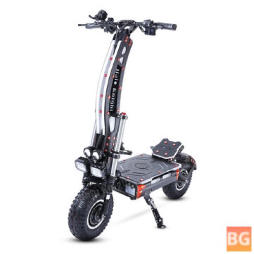 Hal0 Knight Electric Scooter - 72V, 50Ah, 2*4000W Dual Motor, 14inch Foldable, 125km Mileage, 200kg Max Load