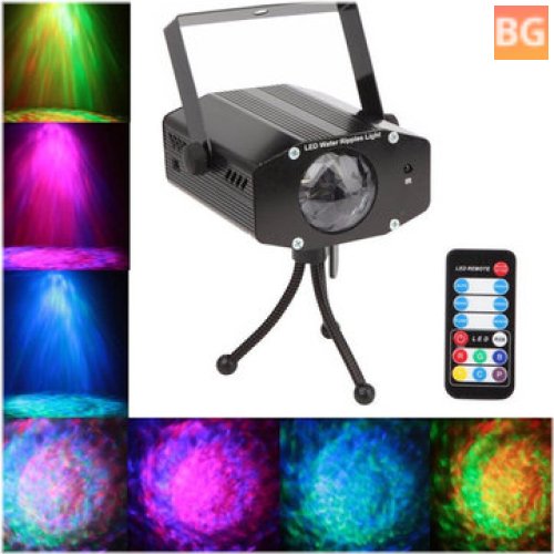 Remote Control Stage Light with Water Ripple Effect