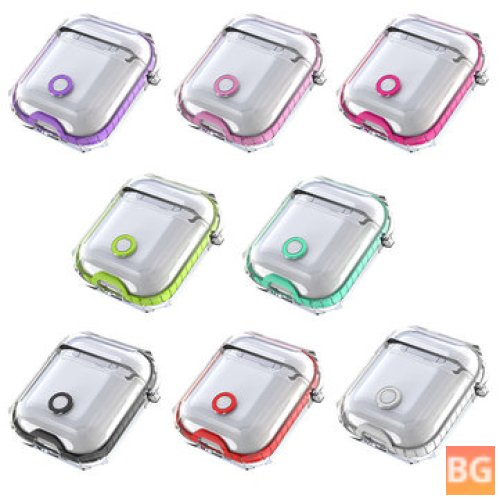 Soft TPU Shockproof Earphone Storage Case for Apple AirPods 1/2
