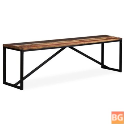 Bench with Solid Wood 63