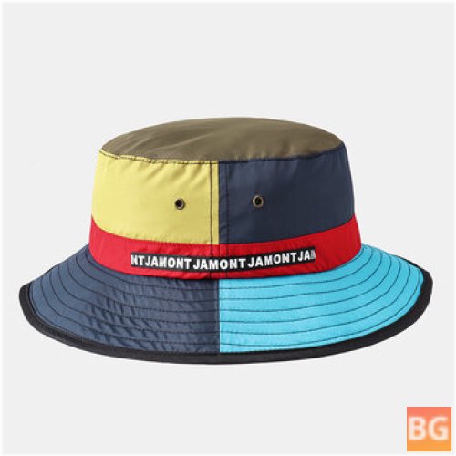 Waterproof Bucket Hat with Multicolor stitching