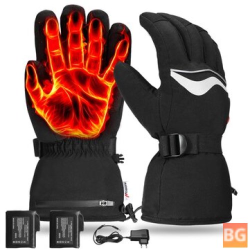 Hcalory Electric Heated Gloves - 1Pair Black