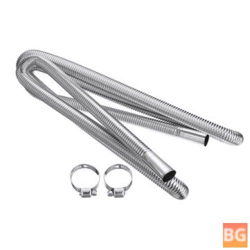 Stainless steel exhaust pipes for car parking