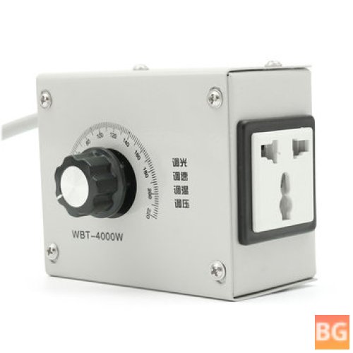 2-in-1 AC/DC Voltage Controller for Fan Speed Motor Temperature Dimmer