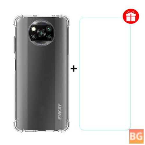 POCO X3 Protective Cover with Airbags and TPU Protective Case
