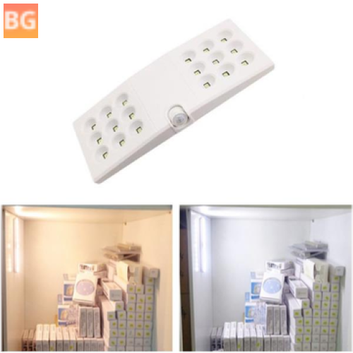 White Cabinet Lamp with USB Rechargeable Battery