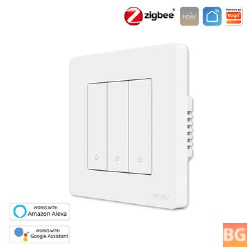 MoesHouse 3-Gang Smart Switch with Voice Control