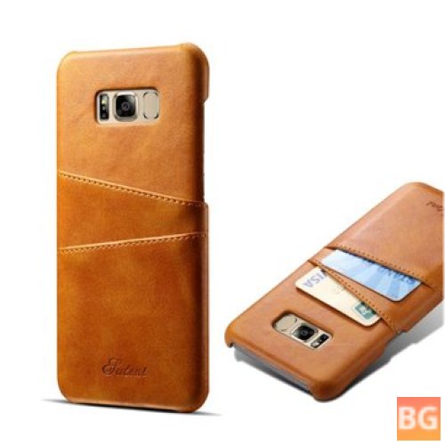 Cowhide Card Slot Case for Samsung S8