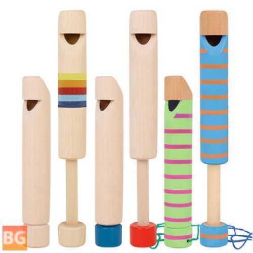 Orff Wooden Flute - Early Childhood Education Music Enlightenment Voice-Changing Musical Toys Gift